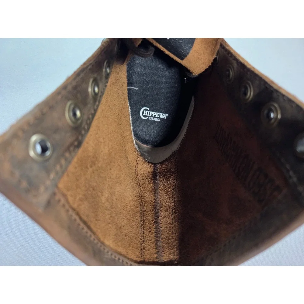 Chippewa Classic 2.0 Logger Mens 11EE Brown Soft Toe EH Vibram Work Boots